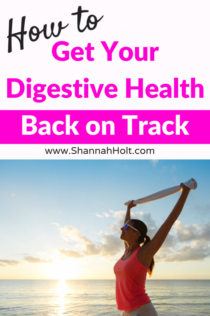 Woman outside excited about getting her digestive health back on track! 