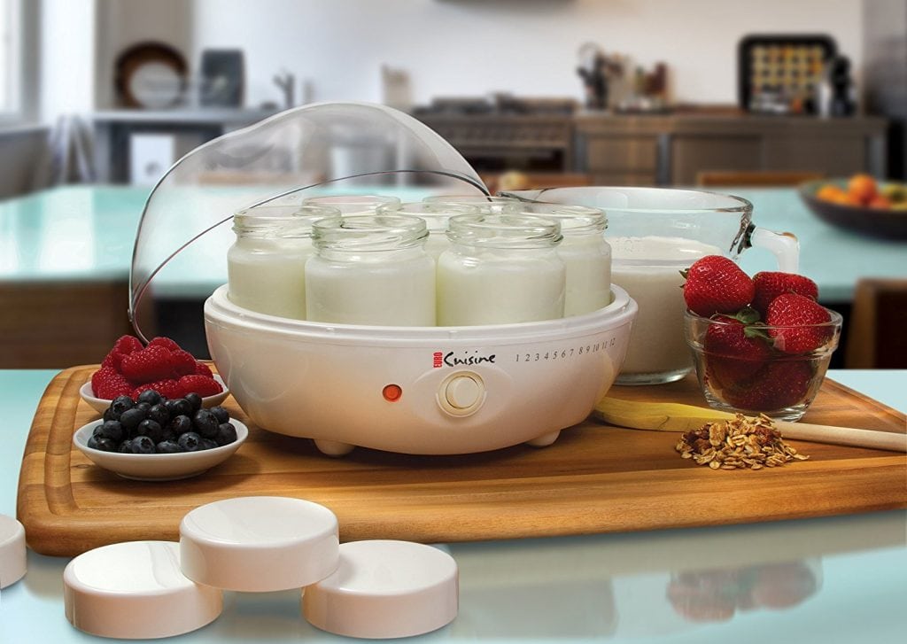 I wanted an easy way to make my own Greek yogurt at home so I can control the ingredients for good digestion. This is the perfect solution for the best gut health foods! 