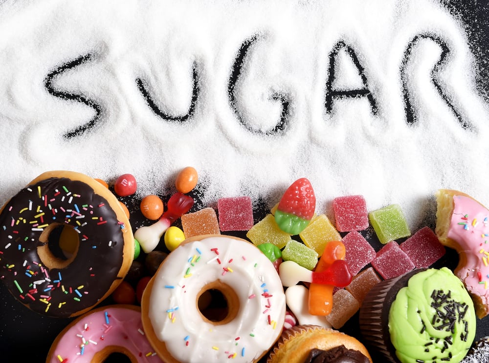 Sugar and sweets are foods to avoid for gut health. 