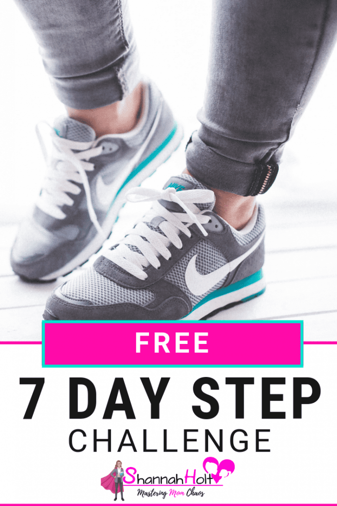 Walking shoes ready for the free 7 day step challenge to get all the benefits of walking in the fall. 